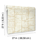 Mojave Gold by York Wallcoverings Non Woven Metallic Wallpaper – York Wallcoverings GN2584