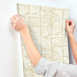 Mojave Gold by York Wallcoverings Non Woven Metallic Wallpaper – York Wallcoverings GN2584