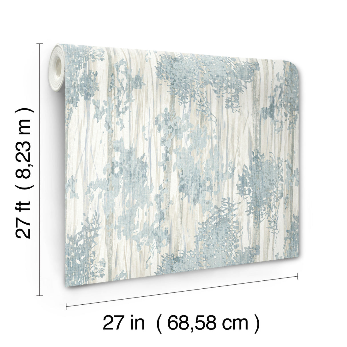 Aspen Grove Blue by York Wallcoverings Botanical Wallpaper – York Wallcoverings GN2602