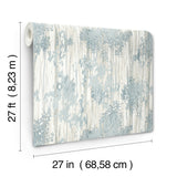 Aspen Grove Blue by York Wallcoverings Botanical Wallpaper – York Wallcoverings GN2602