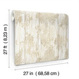 Aspen Grove Sand by York Wallcoverings Botanical Wallpaper – York Wallcoverings GN2604