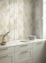 Aspen Grove Sand by York Wallcoverings Botanical Wallpaper – York Wallcoverings GN2604