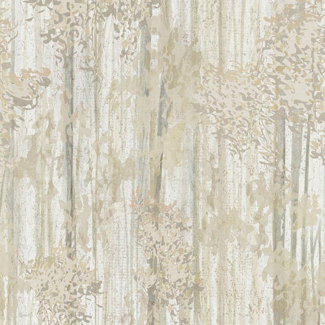 Aspen Grove Beige Mural GN2605M by York Wallcoverings – cork on paper forest design