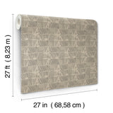 Woodcut Black & Linen by York Wallcoverings Geometric Non Woven Wallpaper – York Wallcoverings GN2621