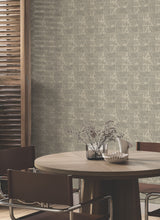 Woodcut Black & Linen by York Wallcoverings Geometric Non Woven Wallpaper – York Wallcoverings GN2621