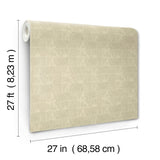 Woodcut Beige by York Wallcoverings Geometric Wallpaper – York Wallcoverings GN2623