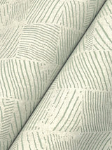 Woodcut Green & Stone by York Wallcoverings Geometric Non Woven Wallpaper- York Wallcoverings GN2624