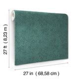 Ocean Jasper Teal by York Wallcoverings Non Woven Wallpaper – York Wallcoverings GN2631