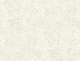 York Wallcoverings Ocean Jasper White wallpaper roll and pattern detail