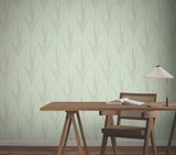 Graceful Willow Lagoon by York Wallcoverings Botanical Foil Wallpaper – York Wallcoverings GN2643