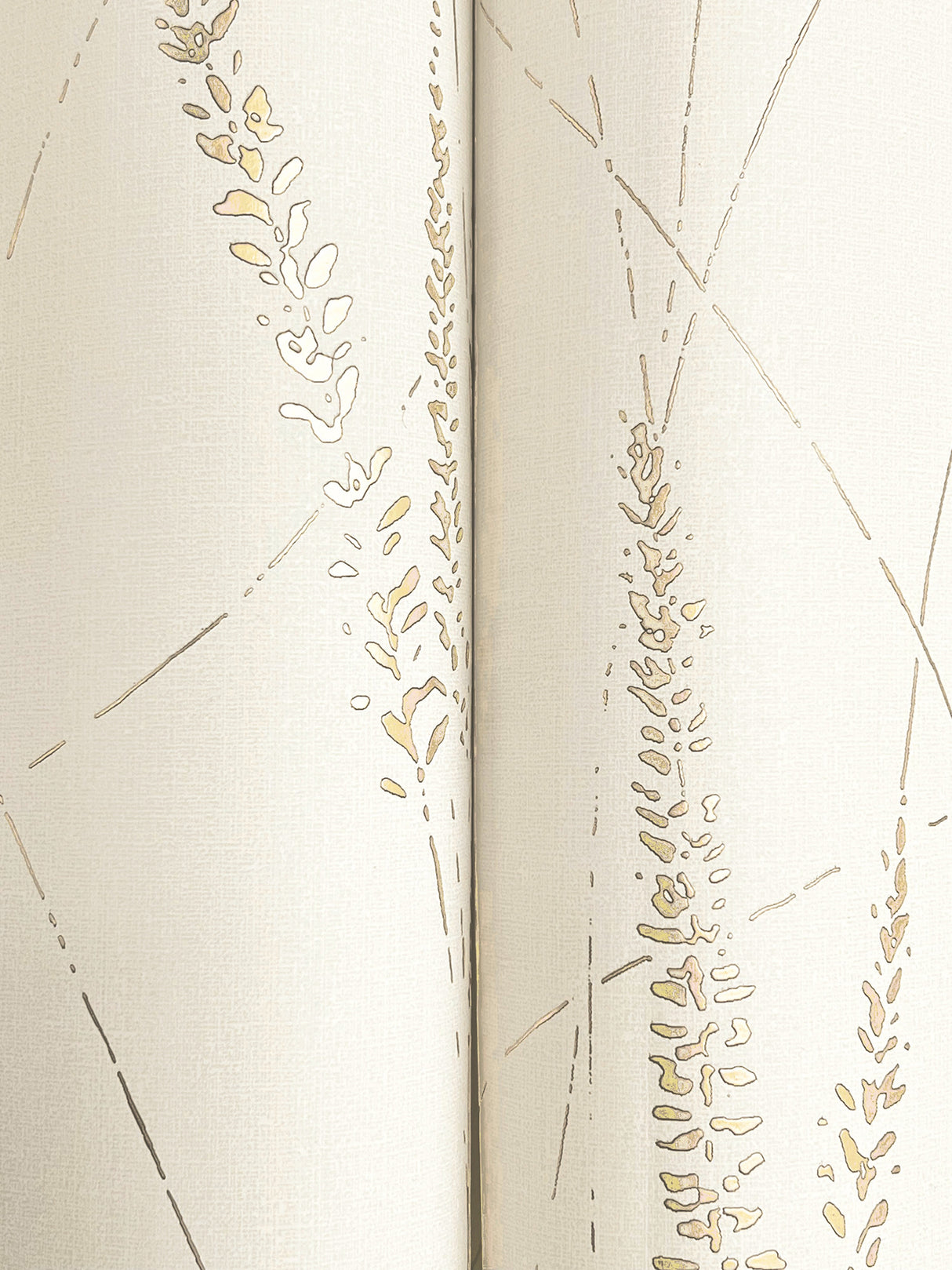 Graceful Willow Cotton by York Wallcoverings Foil on Non Woven Botanical Wallpaper – York Wallcoverings GN2645