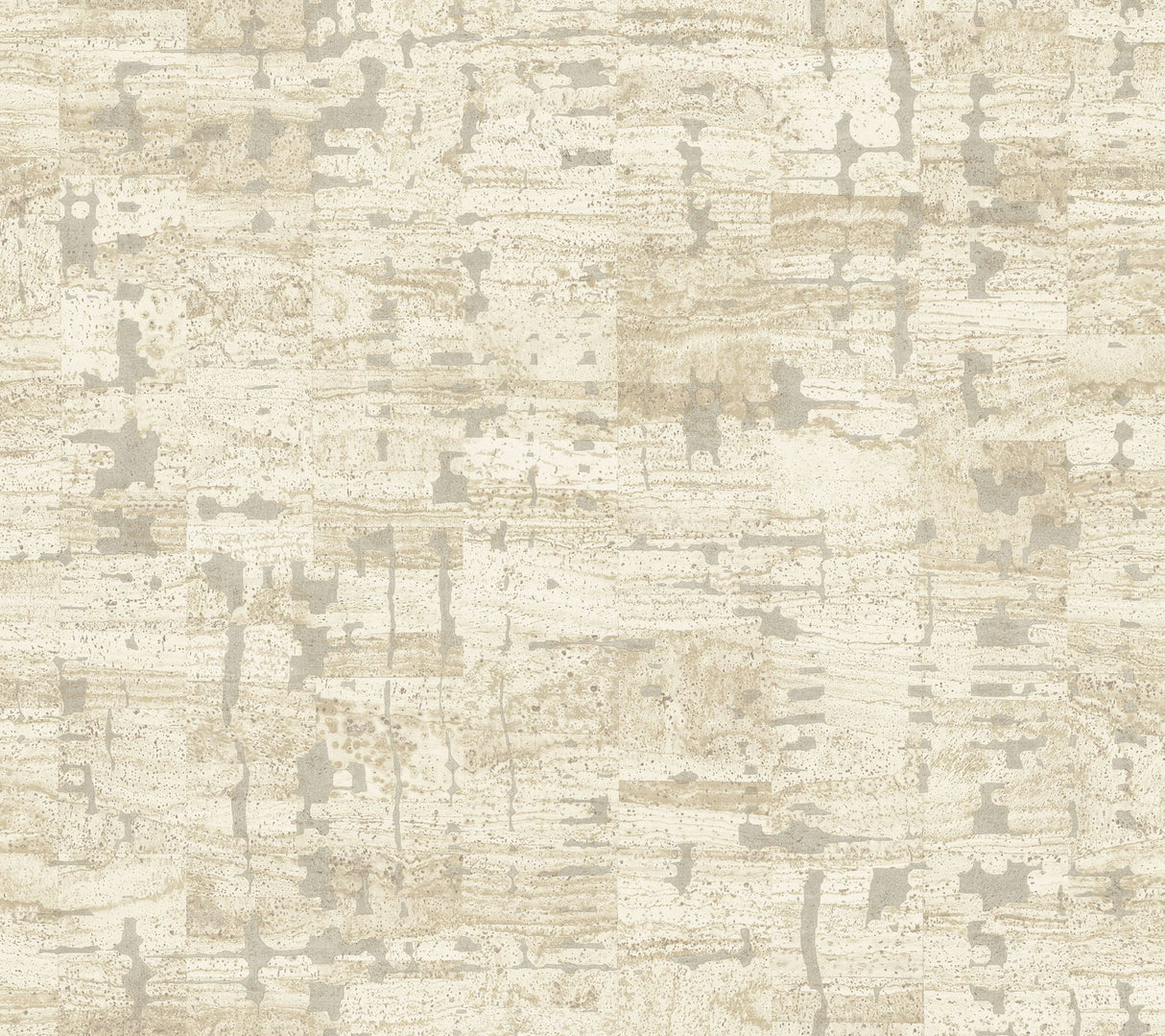 York Wallcoverings GN2652 Pop The Cork Stone wallpaper sample roll in neutral cork-look design
