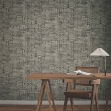 Pop The Cork Charcoal by York Wallcoverings Cork Wallpaper – York Wallcoverings GN2654