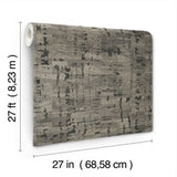 Pop The Cork Charcoal by York Wallcoverings Cork Wallpaper – York Wallcoverings GN2654