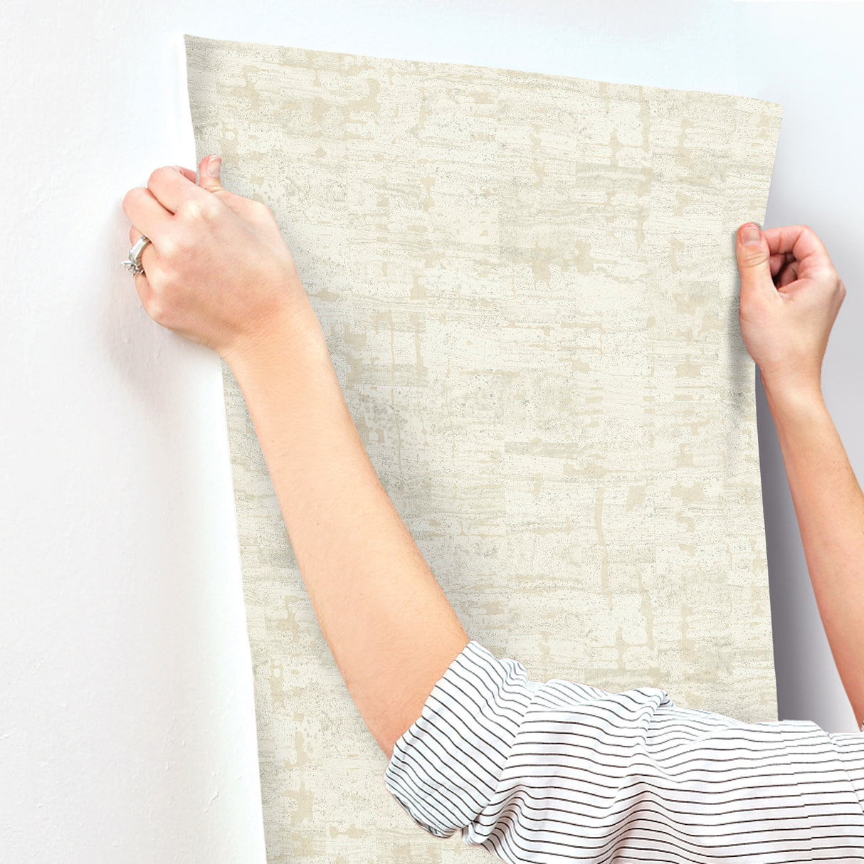 Pop The Cork White by York Wallcoverings Non Woven Wallpaper – York Wallcoverings GN2655