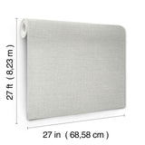 Hillswick Tweed Pewter by York Wallcoverings Textured Tweed Wallpaper – York Wallcoverings GN2672