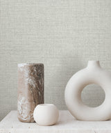 Hillswick Tweed Pewter by York Wallcoverings Textured Tweed Wallpaper – York Wallcoverings GN2672