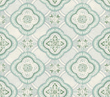 Garden Trellis Rain Geometric Prepasted Wallpaper - York GO8211