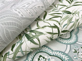 Willow Grove Forest Green Botanical Wallpaper with Sure Strip Prepasted Material - York GO8241