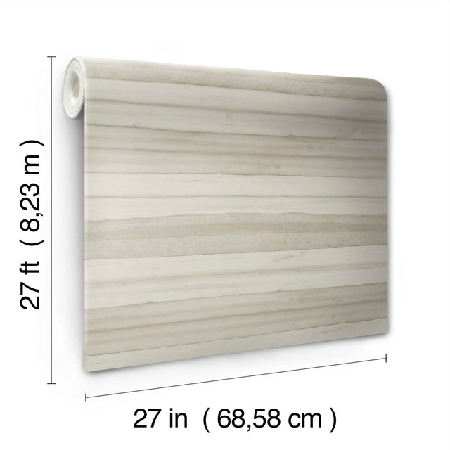Pandora Leaf Dove Wallpaper with Striped Palm Leaf Motif - York GO8263