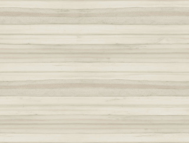 Pandora Leaf Birch Beige Wallpaper with Horizontal Wood-Look Stripes - York GO8265