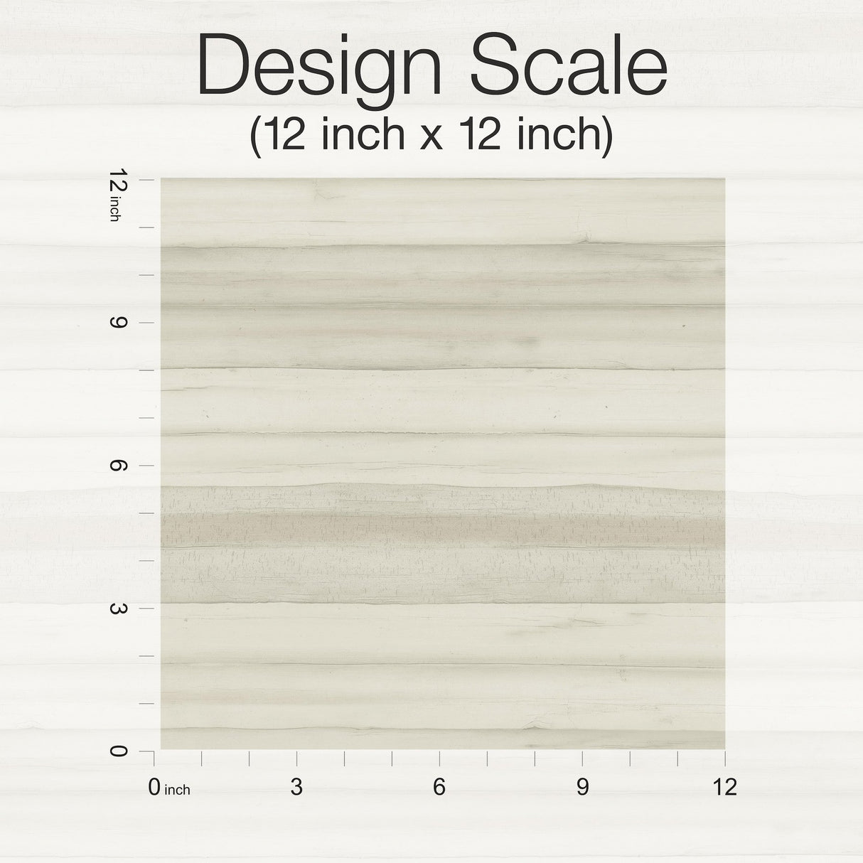Pandora Leaf Birch Beige Wallpaper with Horizontal Wood-Look Stripes - York GO8265