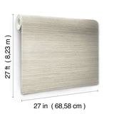 Fountain Grass Camel Wallpaper with Faux Grasscloth Texture - York GO8305