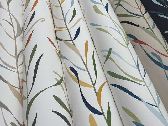 Chloe Vine Indigo Wallpaper with Botanical Vine Motif - York GO8324