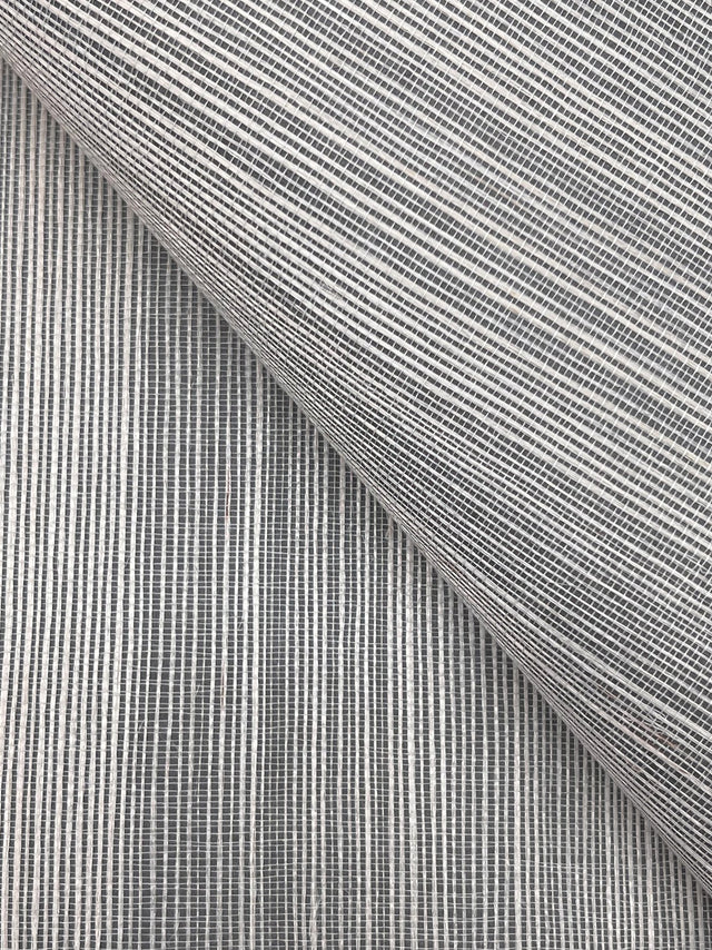 Maguey Sisal Charcoal Grasscloth Wallpaper - York GR1044NW