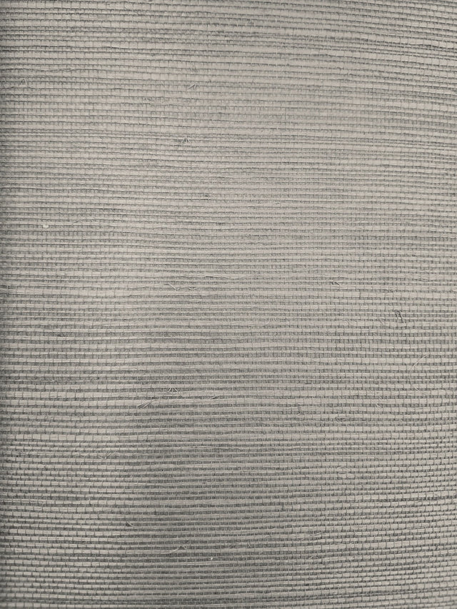 Imperial Dark Grey & Tan Grasscloth Wallpaper with Sisal Woven Texture - York GR1045