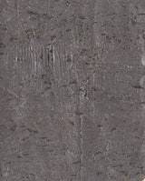 Cork Metallic Wallpaper in dark metallic grey with natural cork texture by York Wallcoverings - GR1098