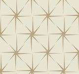 Evening Star Cream Geometric Prepasted Wallpaper - York GR5944