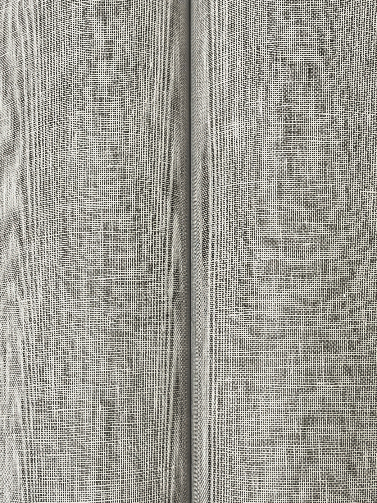 Sheer Linen Grey by Ronald Redding Linen Weave Wallpaper – York Designer Series GRL86135