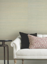 Maguey Sisal Vanilla Sage by Ronald Redding Grasscloth Wallpaper – York Designer Series GRL86137