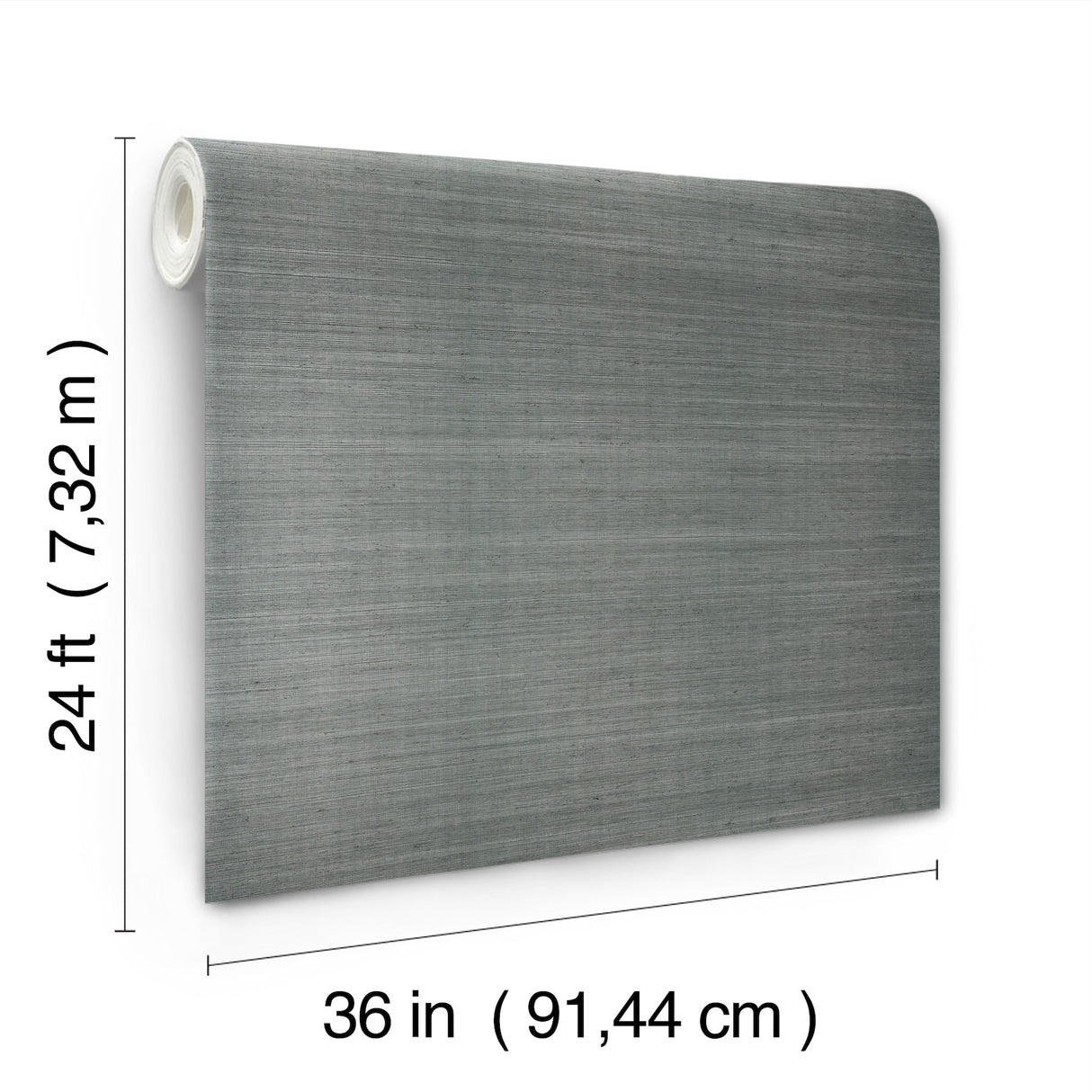 Glistening Sisal Slate by Ronald Redding Grasscloth Wallpaper – York Designer Series GRL86138