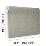 Painted Hemp Light Grey by Ronald Redding Grasscloth Wallpaper – York Designer Series GRL88020