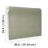 Maguey Sisal Desert Sage by Ronald Redding Grasscloth Wallpaper – York Designer Series GRL88078