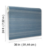 Silk Road Lapis by Ronald Redding Silk Weave Wallpaper – York Designer Series GRL88117