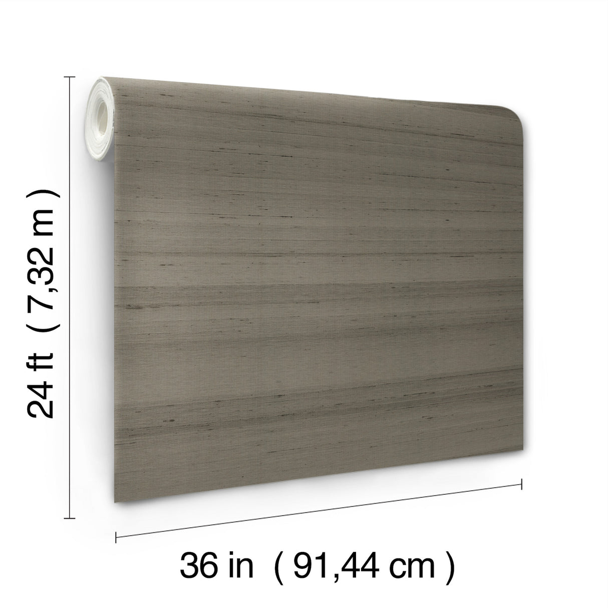 Silk Road Warm Silver by Ronald Redding Silk Weave Wallpaper – York Designer Series GRL88127