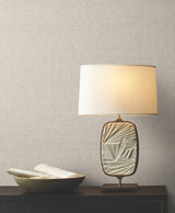 Sheer Linen Silver Lining by Ronald Redding Linen Wallpaper – York Designer Series GRL88129