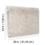 Caldera Cork Silver Birch by Ronald Redding Cork Wallpaper – York Designer Series GRL88203