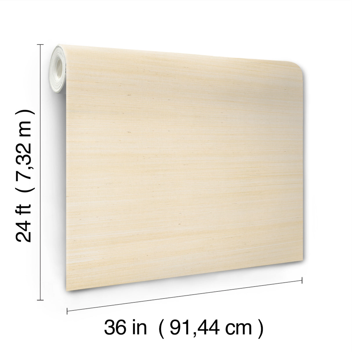 Maguey Sisal Ivory by Ronald Redding Grasscloth Wallpaper – York Designer Series GRL88325