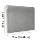 Caldera Cork Steel by Ronald Redding Cork Wallpaper – York Designer Series GRL88369