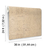Caldera Cork Whitewash by Ronald Redding Cork Wallpaper – York Designer Series GRL88371
