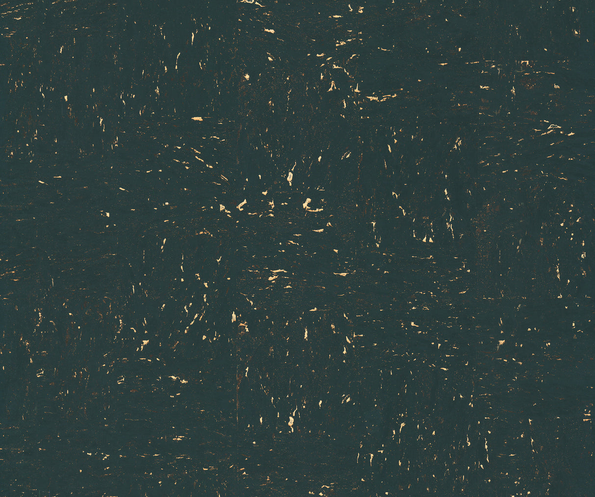 Caldera Cork Teal cork wallpaper with rose-gold flecks, 36 in x 24 ft roll