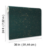 Caldera Cork Teal by Ronald Redding Cork Wallpaper – York Designer Series GRL88372