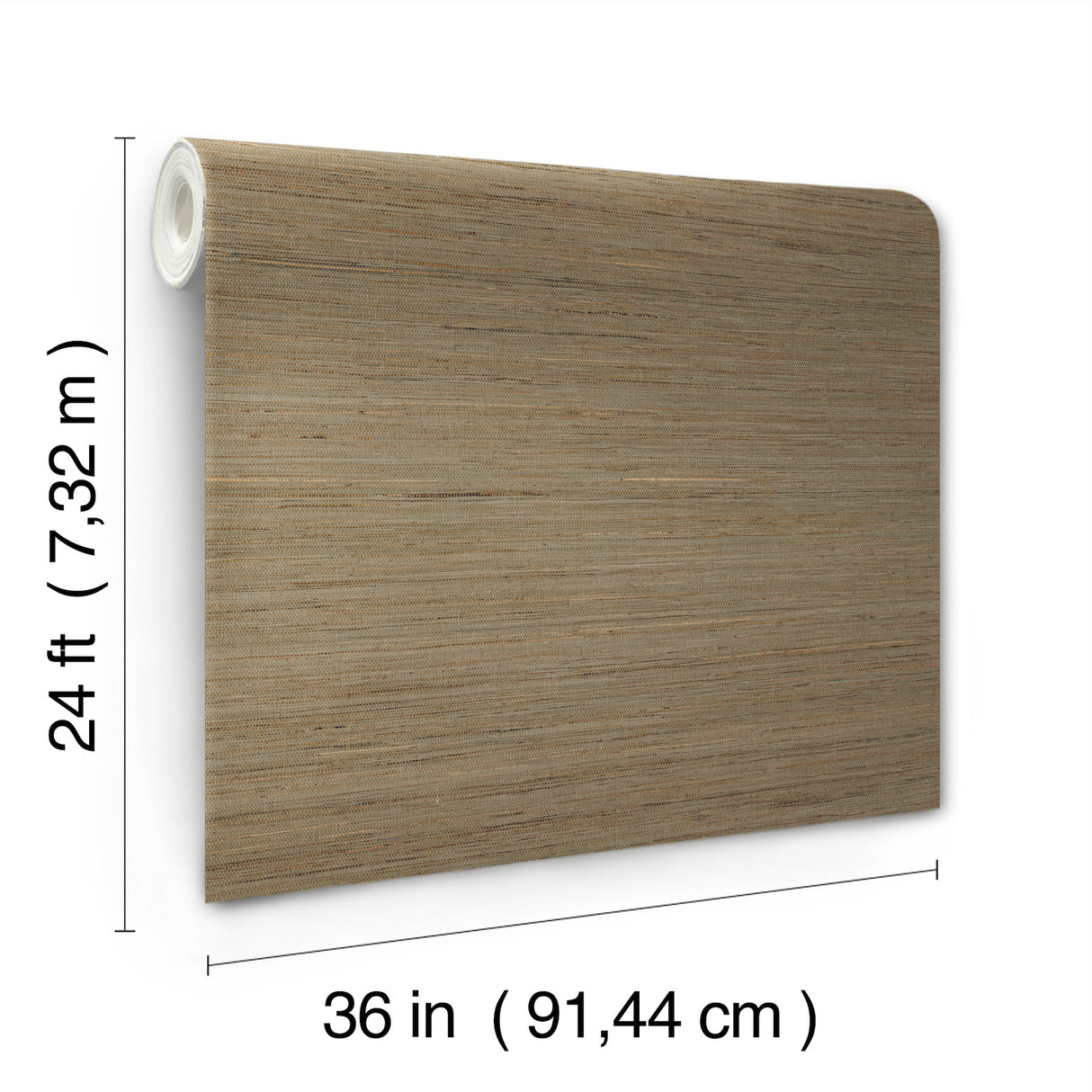 Multicolored Hemp Charcoal by Ronald Redding Grasscloth Wallpaper – York Designer Series GRL88375