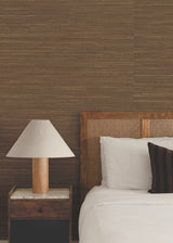 Multicolored Hemp Brown by Ronald Redding Grasscloth Wallpaper – York Designer Series GRL88376