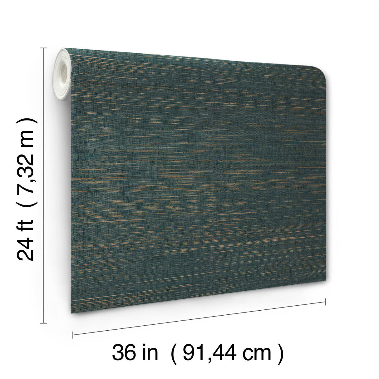 Multicolored Hemp Blue by Ronald Redding Hemp Grasscloth Wallpaper – York Designer Series GRL88378