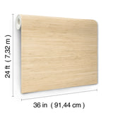 Horizontal Jute Oatmeal by Ronald Redding Grasscloth Wallpaper – York Designer Series GRL88382